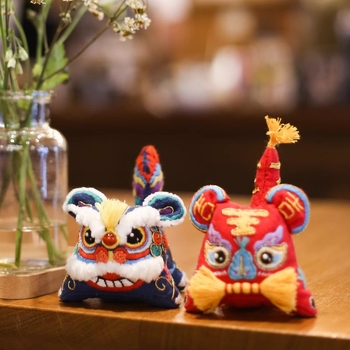 Acarhat DIY rongytigris hímzőkészlet — hímzőanyag, fonal, Új kínai stílus