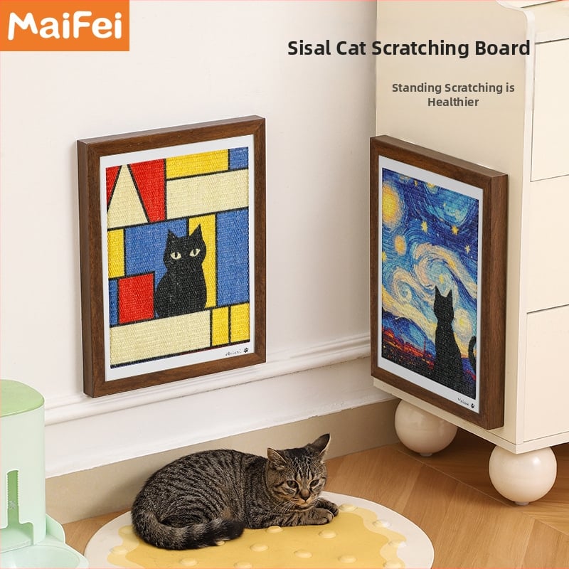 Szizál macska kaparó tábla — japán stílusú, MAIZAI márka, 6 darabos doboz