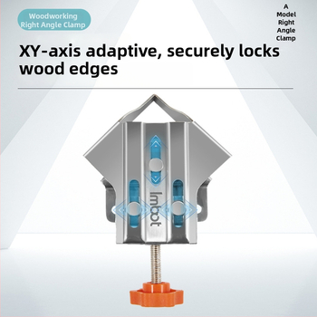 Držač za pravokotni kut u stolarstvu, nehrđajući čelik, Sekcija A/B, opća primjena