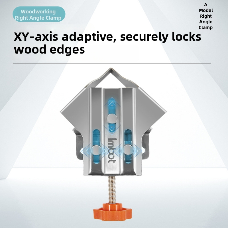 Stolársky klip na upevnenie pravého uhla 90°, nerezová oceľ, sekcia A/B, všeobecné použitie