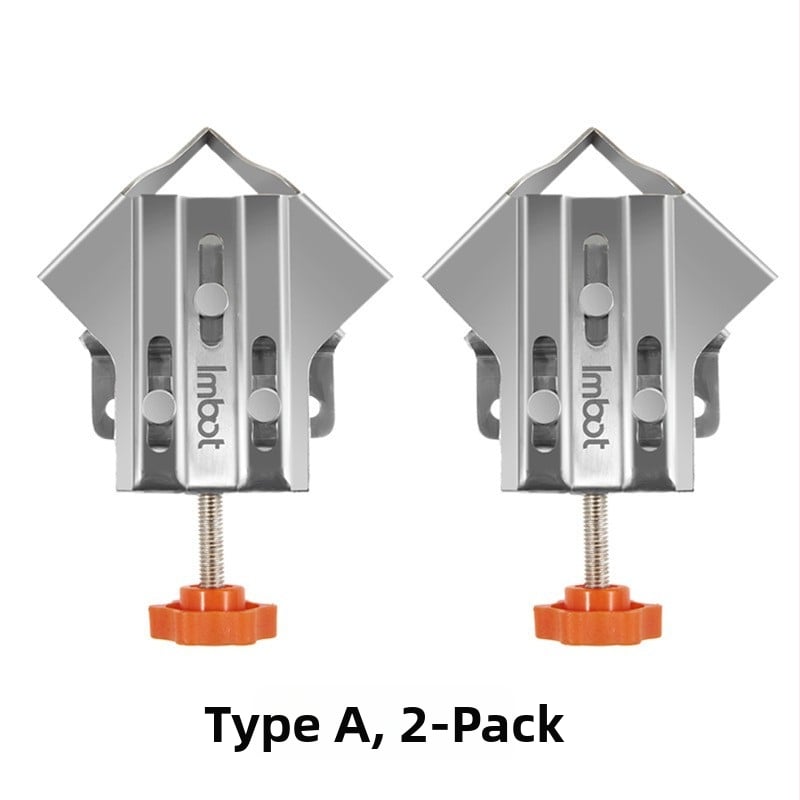 Držač za pravokotni kut u stolarstvu, nehrđajući čelik, Sekcija A/B, opća primjena