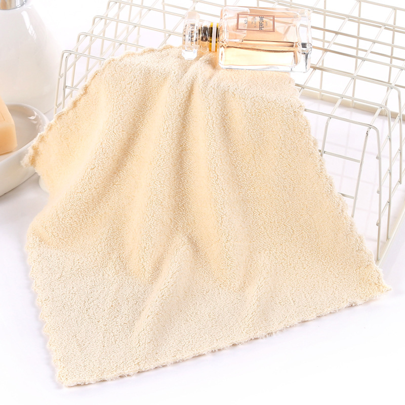 Prosop mic pătrat pentru față bebeluți, velur coral dens, fibre ultra-fine, uscare rapidă, 18 g, imprimare logo