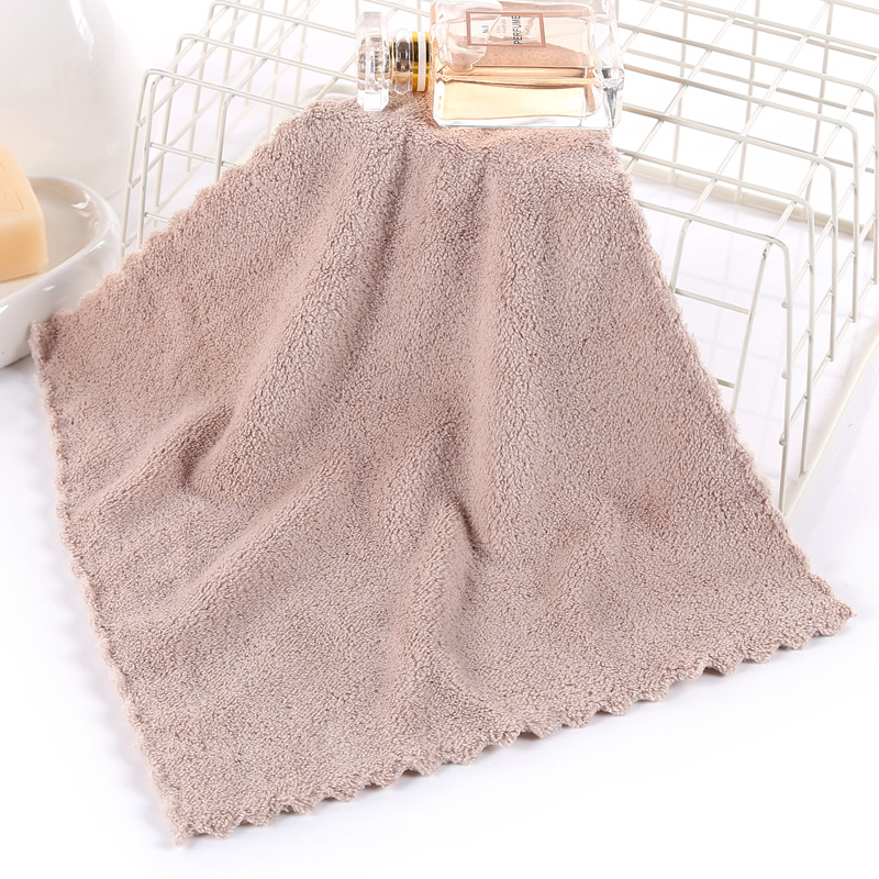 Prosop mic pătrat pentru față bebeluți, velur coral dens, fibre ultra-fine, uscare rapidă, 18 g, imprimare logo