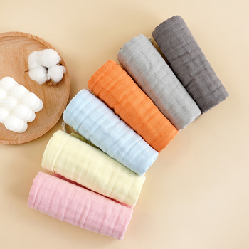 Beebide ruuduline näokäterätik, kuuekihiline tihe gaz, 100% puuvill, 32 g kaal, logopildi trükkimine saadaval