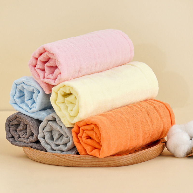 Beebide ruuduline näokäterätik, kuuekihiline tihe gaz, 100% puuvill, 32 g kaal, logopildi trükkimine saadaval