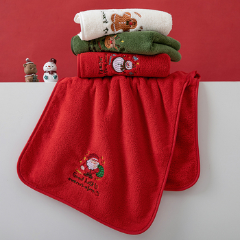 Arc tisztító törölköző Coral fleece-ből, hímzett szegéllyel, 150d szál, 80–100 g súly, testreszabható