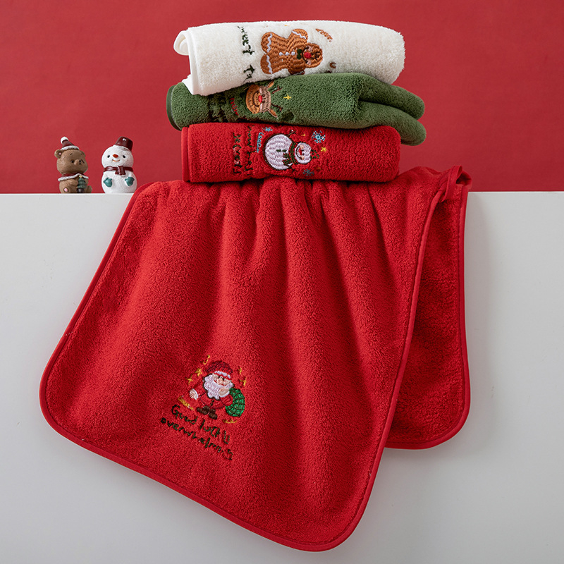 Arc tisztító törölköző Coral fleece-ből, hímzett szegéllyel, 150d szál, 80–100 g súly, testreszabható