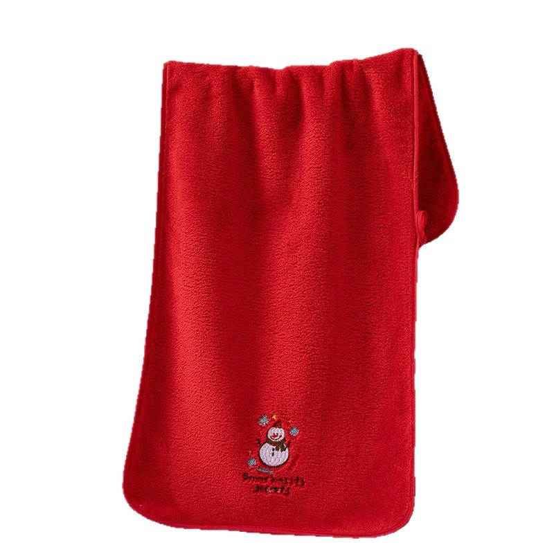 Arc tisztító törölköző Coral fleece-ből, hímzett szegéllyel, 150d szál, 80–100 g súly, testreszabható