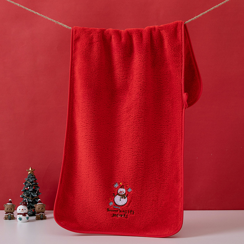 Arc tisztító törölköző Coral fleece-ből, hímzett szegéllyel, 150d szál, 80–100 g súly, testreszabható