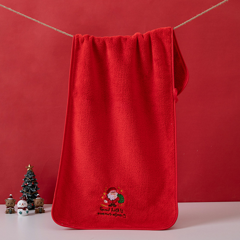 Arc tisztító törölköző Coral fleece-ből, hímzett szegéllyel, 150d szál, 80–100 g súly, testreszabható