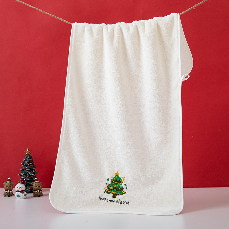 Arc tisztító törölköző Coral fleece-ből, hímzett szegéllyel, 150d szál, 80–100 g súly, testreszabható