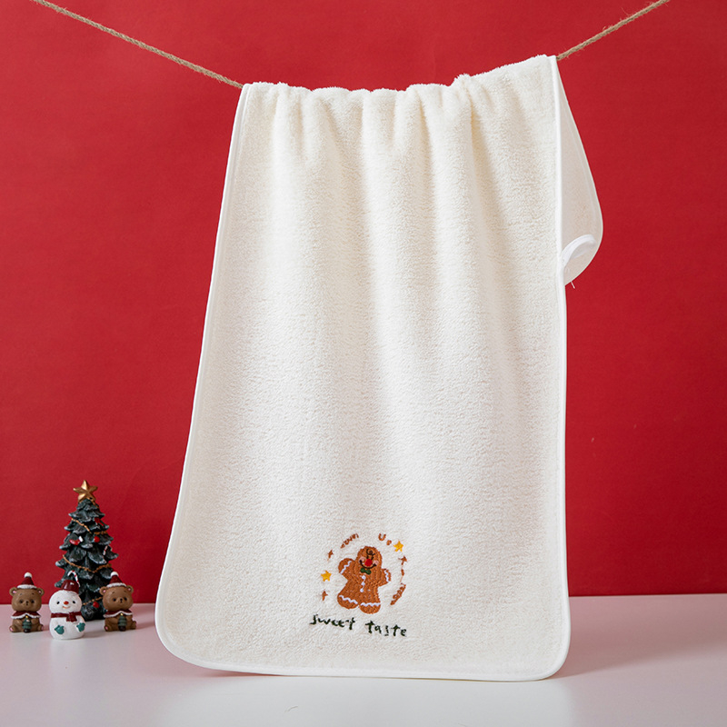 Arc tisztító törölköző Coral fleece-ből, hímzett szegéllyel, 150d szál, 80–100 g súly, testreszabható