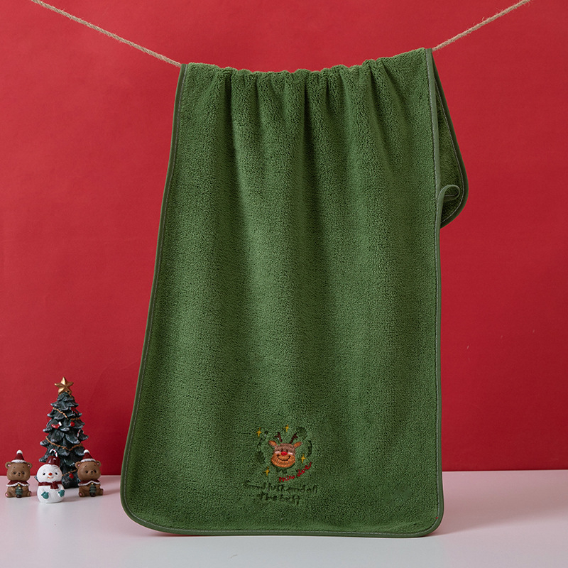 Arc tisztító törölköző Coral fleece-ből, hímzett szegéllyel, 150d szál, 80–100 g súly, testreszabható