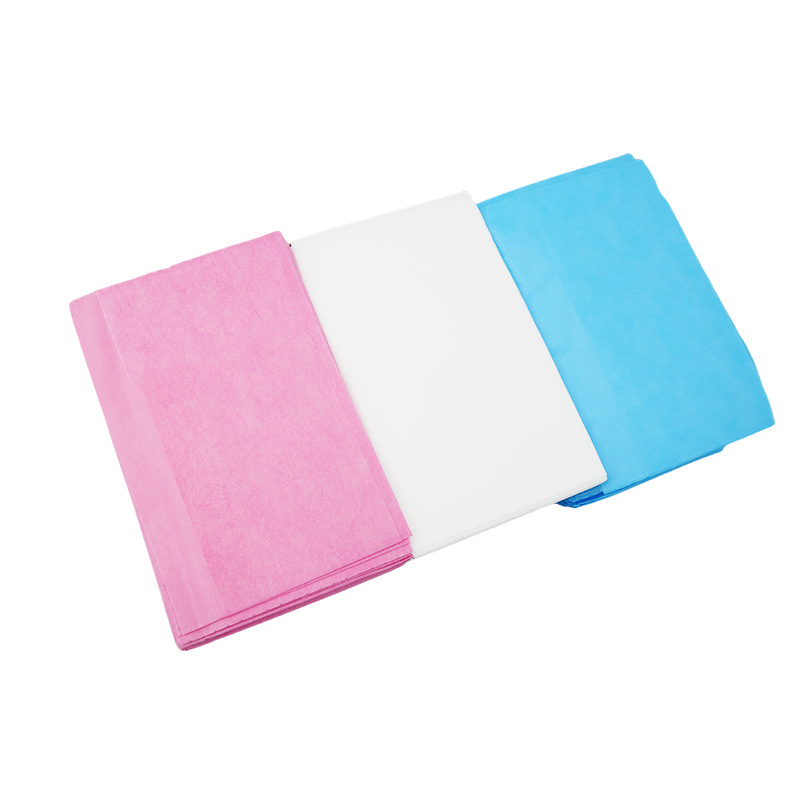 Vienreizējās lietošanas biezas ūdensizturīgas neaustas dvieļi manikīram un pedikīram, salona spilventiņi masāžai, 100 lapas iepakojumā