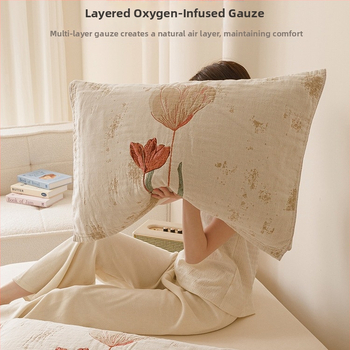 Pagalvės užvalkalas – Šilko gėlių medžiaga, 2 vnt., be pritaikymo