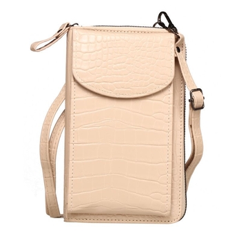 Női új, európai és amerikai stílusú multifunkcionális válltáska fedéllel, mini válltáska, krokodilminta, aprópénztartó, 2024