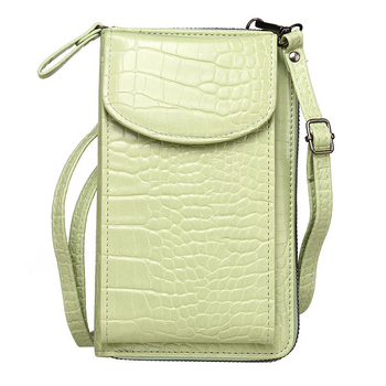Női új, európai és amerikai stílusú multifunkcionális válltáska fedéllel, mini válltáska, krokodilminta, aprópénztartó, 2024