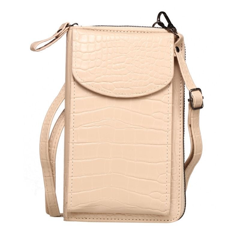 Női új, európai és amerikai stílusú multifunkcionális válltáska fedéllel, mini válltáska, krokodilminta, aprópénztartó, 2024