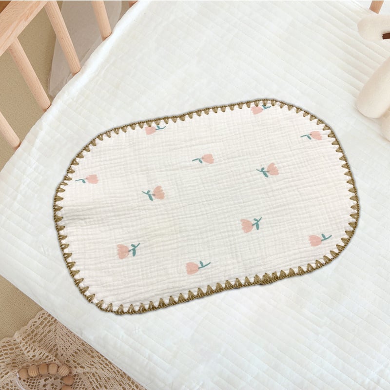 Jastuk za novorođenčad od 100% pamuka, prozračan i upija znoj, za bebe od 0–12 mjeseci, cijelu godinu