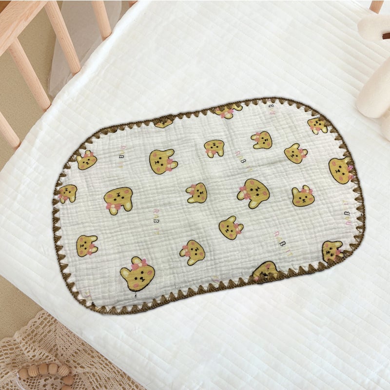 Jastuk za novorođenčad od 100% pamuka, prozračan i upija znoj, za bebe od 0–12 mjeseci, cijelu godinu