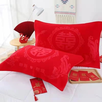 Vestuvinė pagalvės uždanga, 100% medvilnė, asmeninis logotipo spausdinimas, dropshippingo palaikymas