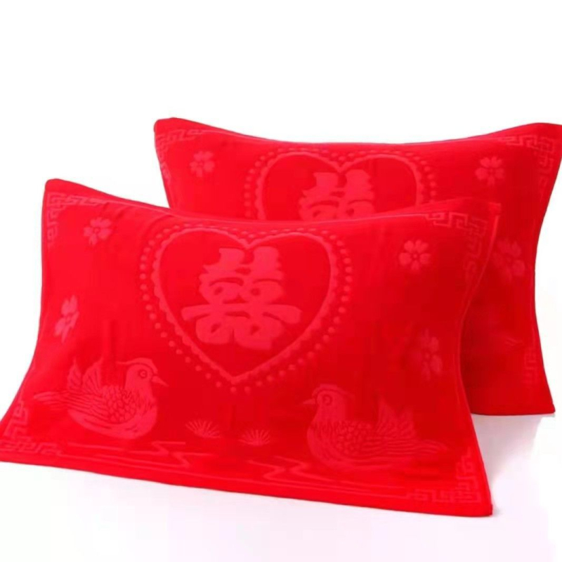 Vestuvinė pagalvės uždanga, 100% medvilnė, asmeninis logotipo spausdinimas, dropshippingo palaikymas