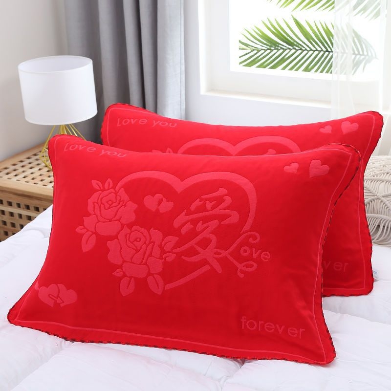 Vestuvinė pagalvės uždanga, 100% medvilnė, asmeninis logotipo spausdinimas, dropshippingo palaikymas