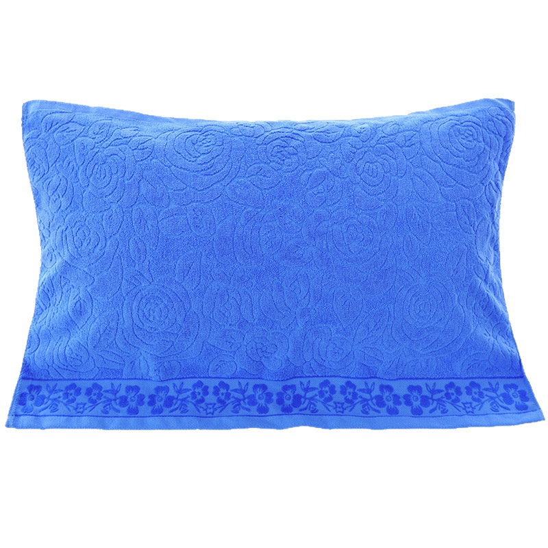 100% pamut jacquard párnatörölköző kollégiumok és szállodák számára – fehér, kék, zöld