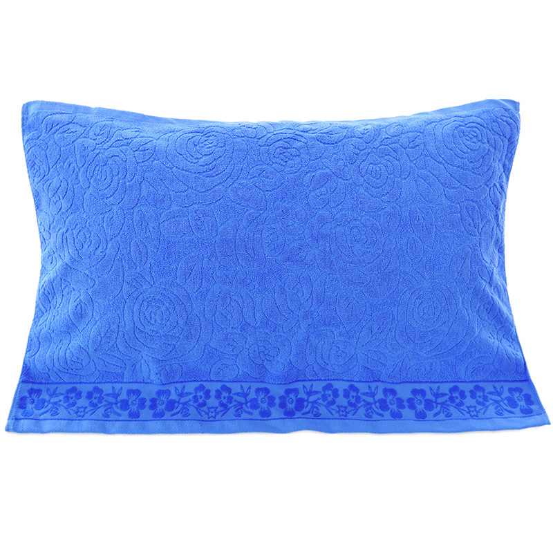 100% pamut jacquard párnatörölköző kollégiumok és szállodák számára – fehér, kék, zöld