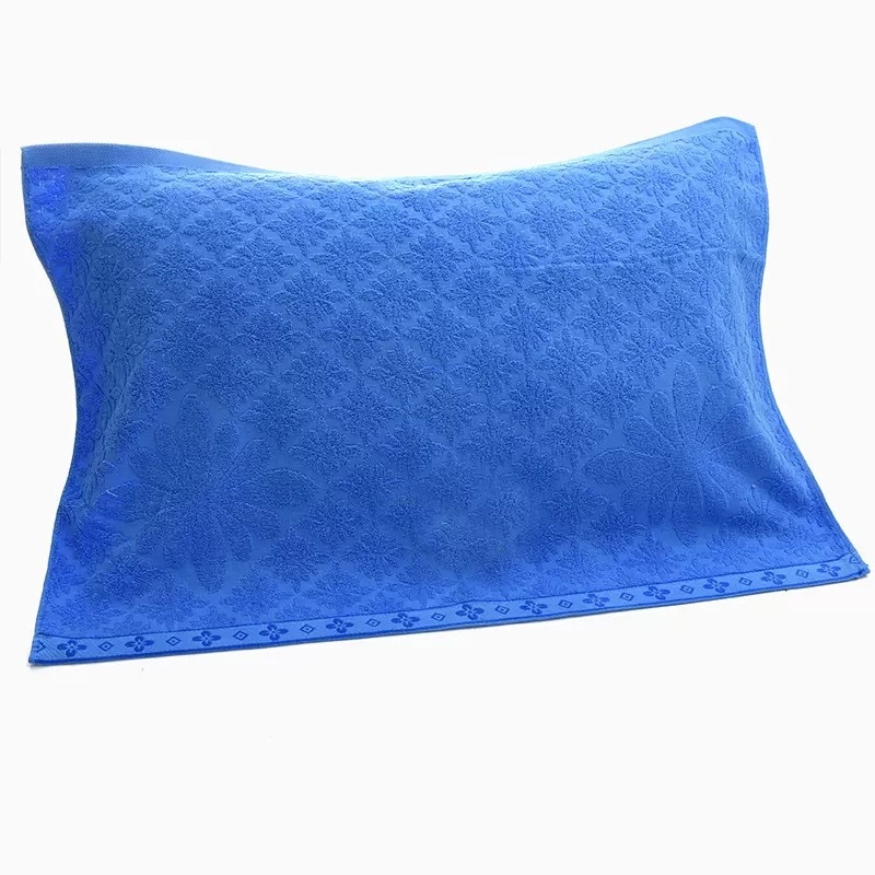 100% pamut jacquard párnatörölköző kollégiumok és szállodák számára – fehér, kék, zöld