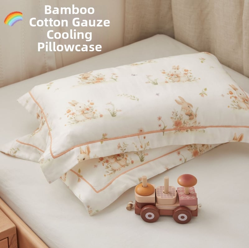 Fețe de pernă pentru copii din fibre de bambus, 70% conținut bambus, țesătură 40s, imprimare digitală, procesare personalizată