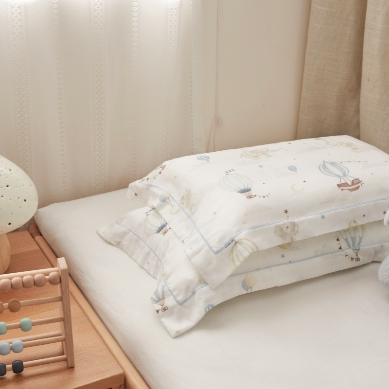 Fețe de pernă pentru copii din fibre de bambus, 70% conținut bambus, țesătură 40s, imprimare digitală, procesare personalizată