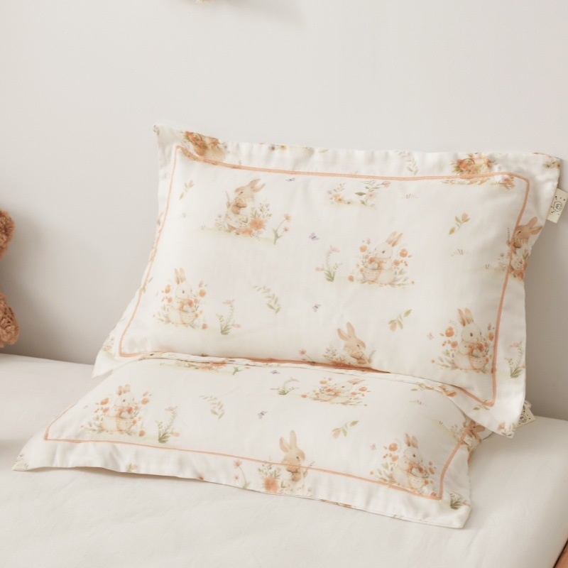 Fețe de pernă pentru copii din fibre de bambus, 70% conținut bambus, țesătură 40s, imprimare digitală, procesare personalizată