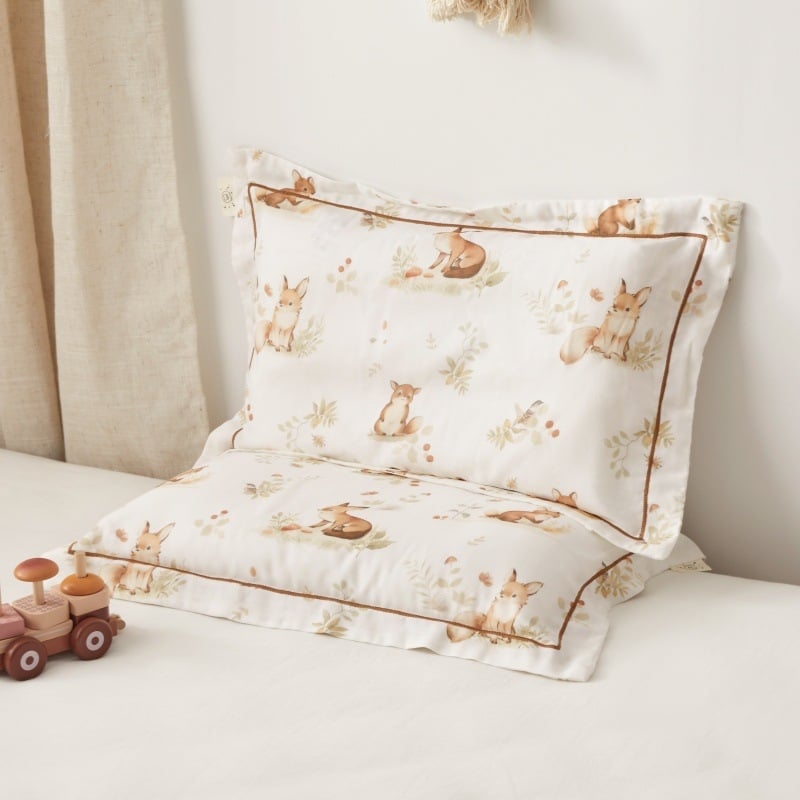 Fețe de pernă pentru copii din fibre de bambus, 70% conținut bambus, țesătură 40s, imprimare digitală, procesare personalizată