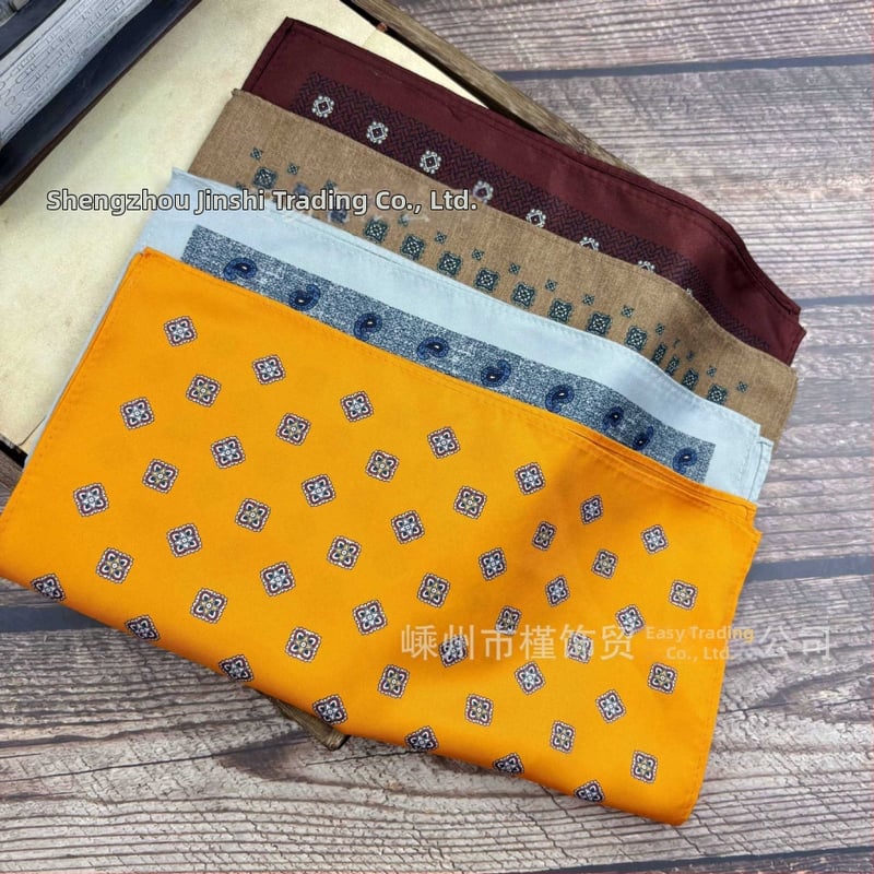 Džepni rupčić s Paisley uzorkom, vintage stil, poliester vlakna, otisak
