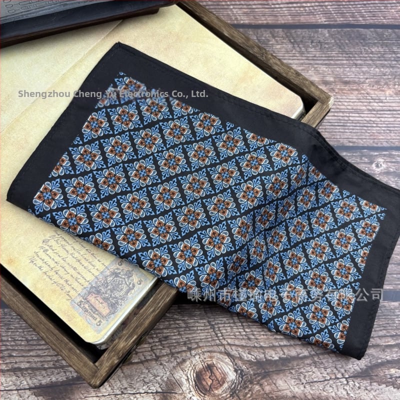 Džepni rupčić s Paisley uzorkom, vintage stil, poliester vlakna, otisak