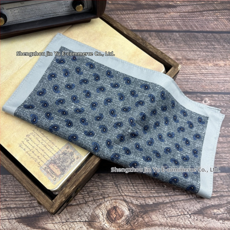 Džepni rupčić s Paisley uzorkom, vintage stil, poliester vlakna, otisak