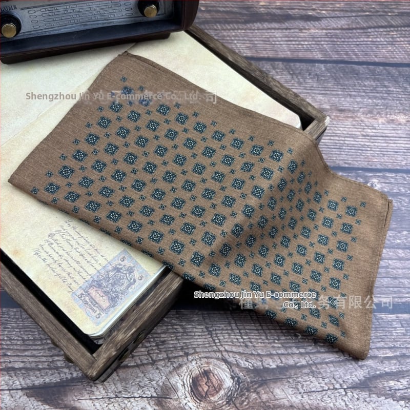 Džepni rupčić s Paisley uzorkom, vintage stil, poliester vlakna, otisak