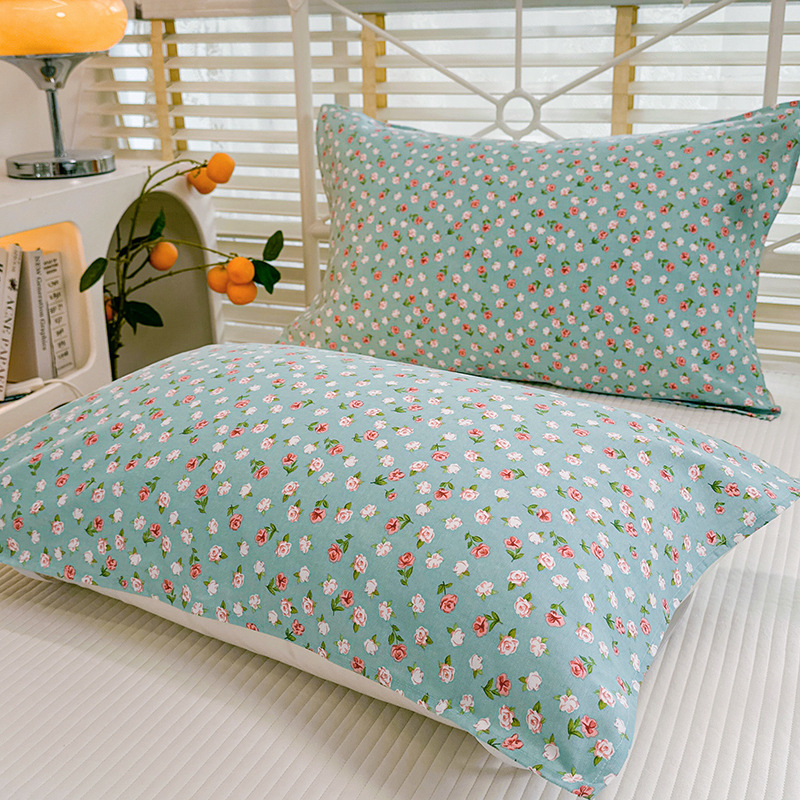 Set fețe de pernă (par) - 100% bumbac, pânză veche grosieră, țesătură plată, vopsire reactivă