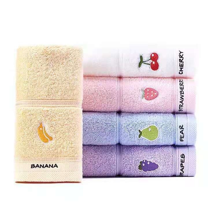 Grace Jie Liya dječji ručnik od 100% pamuka za lice i kupanje, mekan i upijajući, 50×25 cm