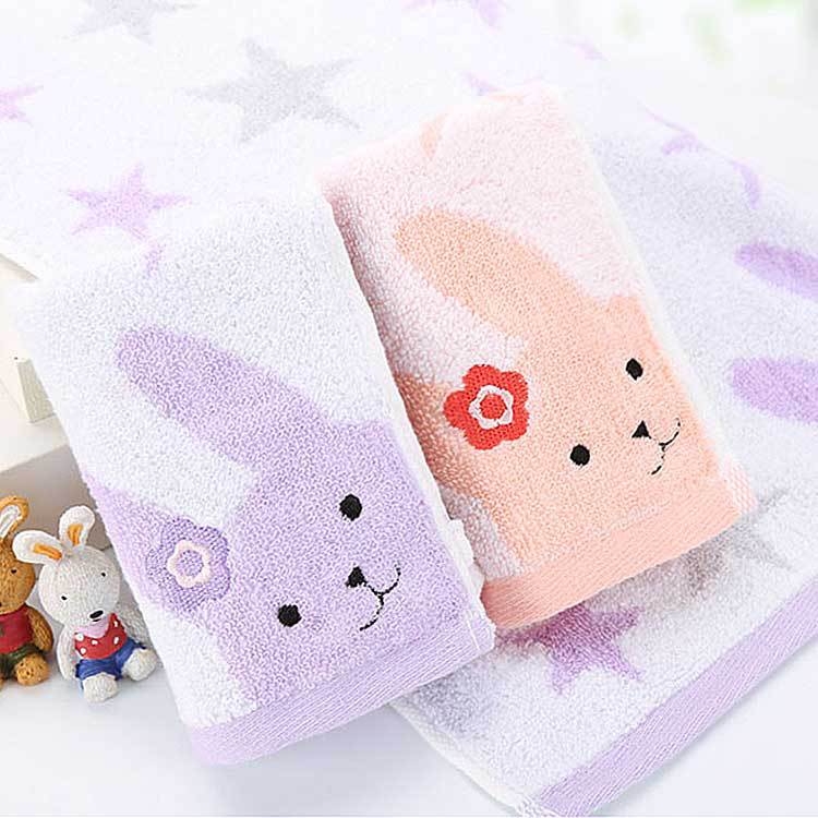 Grace Jie Liya dječji ručnik od 100% pamuka za lice i kupanje, mekan i upijajući, 50×25 cm