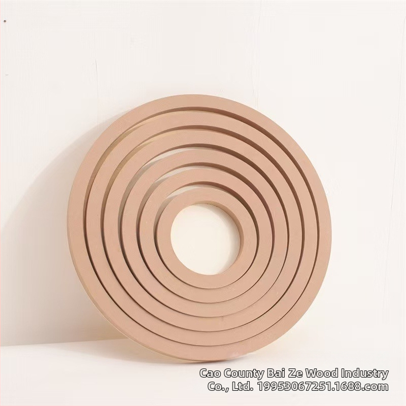 Drevený obdĺžnikový rám na fotky pre hlinené umenie – ručne vyrobený DIY rám z hliny, Baize Wood Industry, séria Handmade Picture Frame Clay