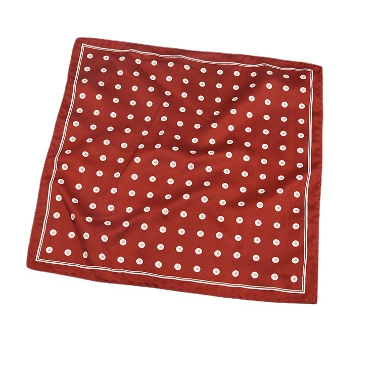 Ženski džepni šal s vintage otisom, tisk logotipa, ležerni stil