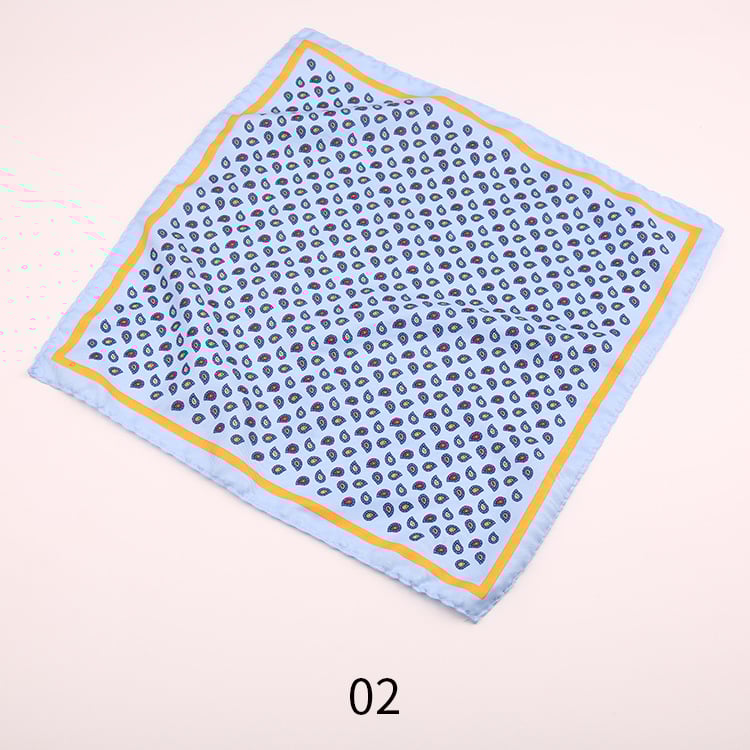 Ženski džepni šal s vintage otisom, tisk logotipa, ležerni stil