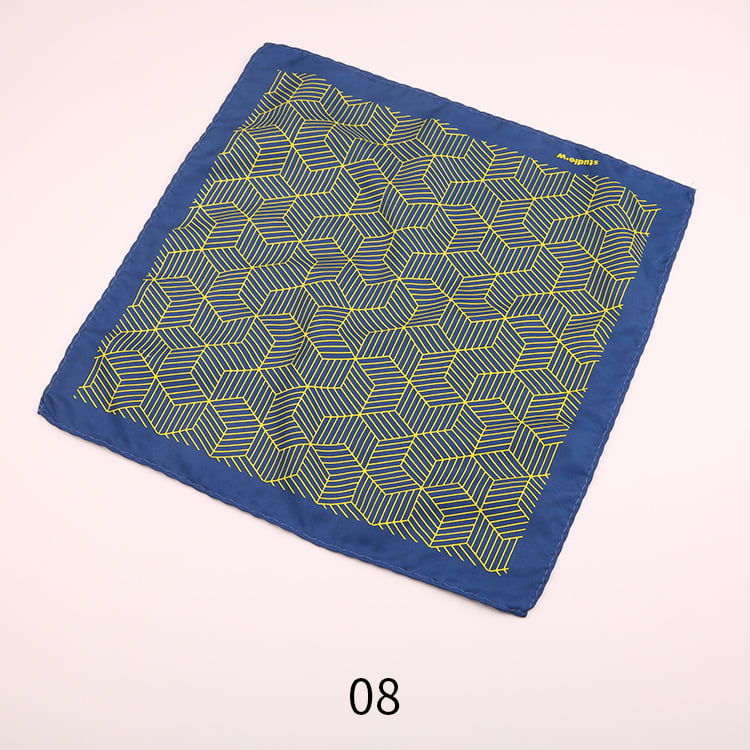 Ženski džepni šal s vintage otisom, tisk logotipa, ležerni stil