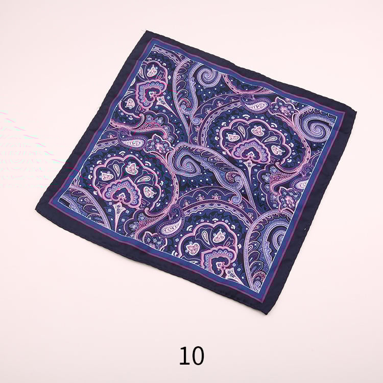 Ženski džepni šal s vintage otisom, tisk logotipa, ležerni stil