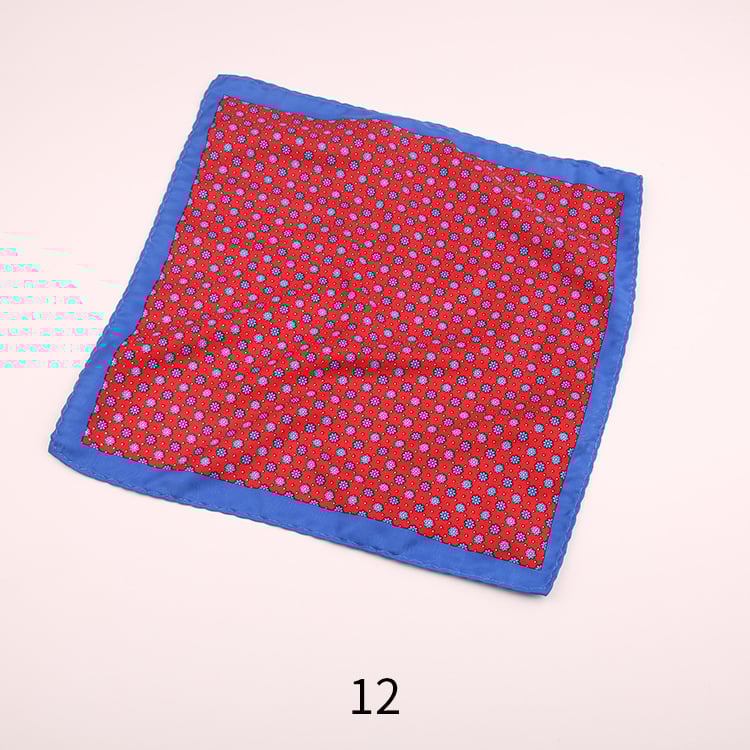 Ženski džepni šal s vintage otisom, tisk logotipa, ležerni stil