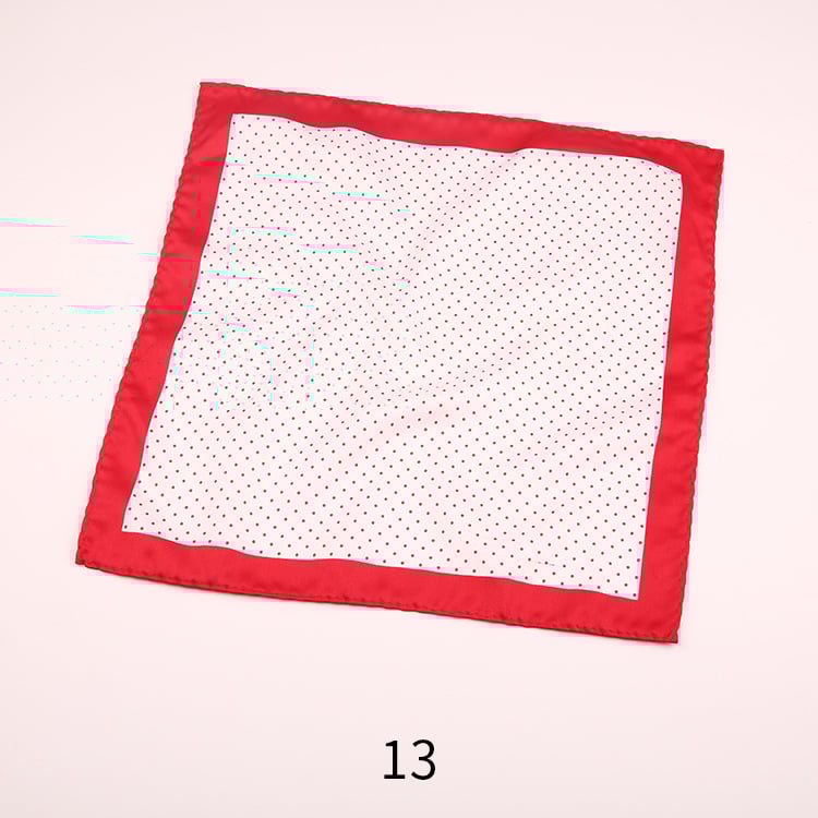 Ženski džepni šal s vintage otisom, tisk logotipa, ležerni stil