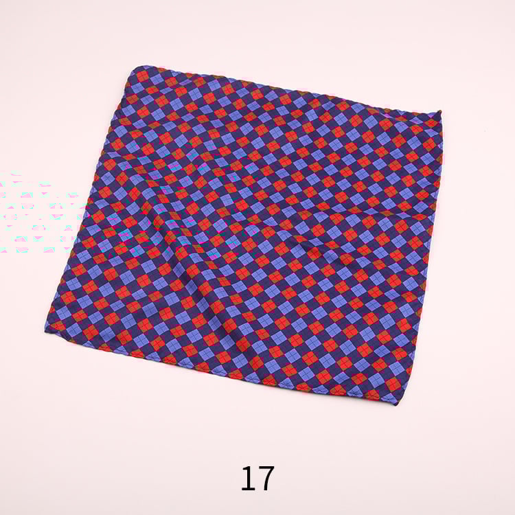 Ženski džepni šal s vintage otisom, tisk logotipa, ležerni stil