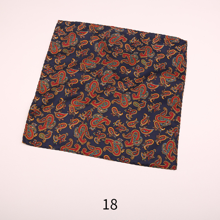 Ženski džepni šal s vintage otisom, tisk logotipa, ležerni stil